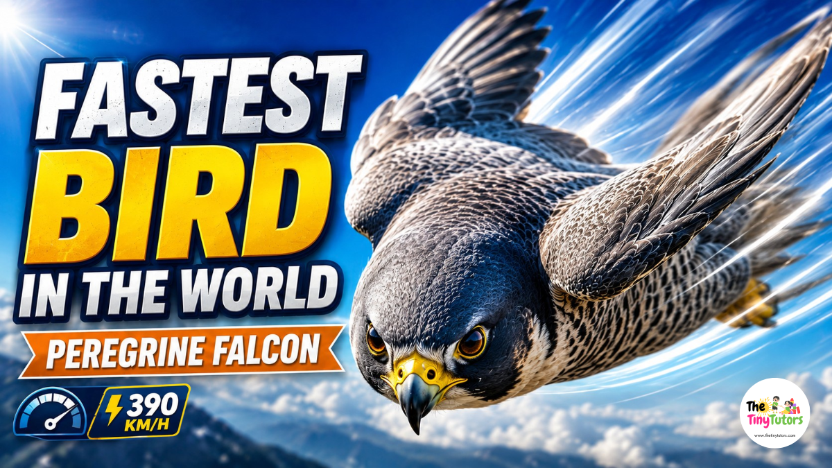 Peregrine Falcon is the Fastest Bird in the World